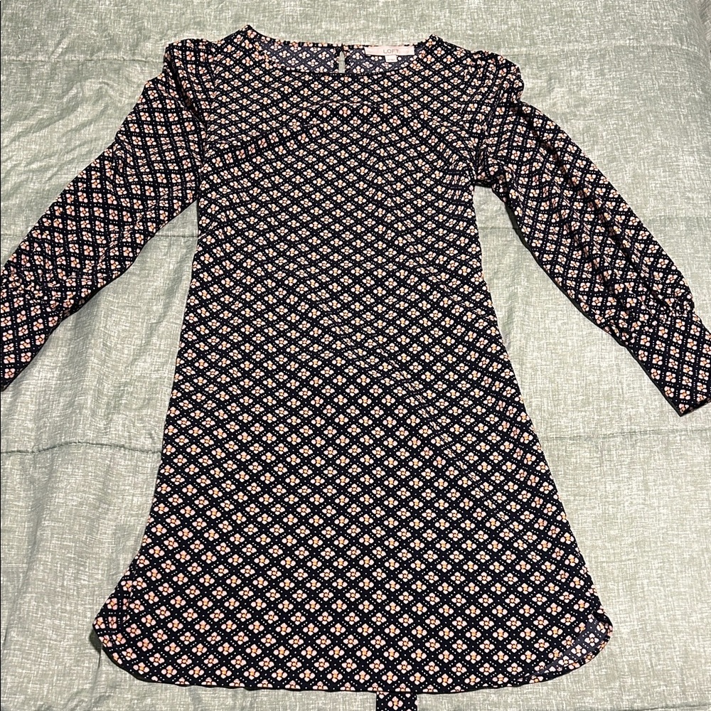 LOFT long sleeve midi dress